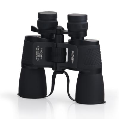 China Rubber+Metal BIJIA 8-24x50 HD Waterproof Telescope Binoculars with BAK4 Lens and Big Zoom Eyepiece for Hunting Camping for Adults and Kids for sale