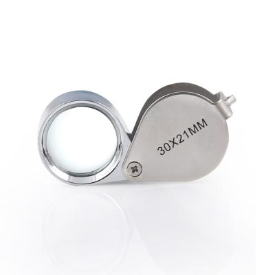 China Jeweler Appraisal BIJIA MG55367 30X21mm Triplet Loupe Magnifier for sale