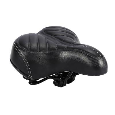 China ORIGINAL DESIGN Bicycle Saddle Seat Ease Padded Big Bum Spring Bike Soft Cushion Replacement Bike Seat Wide Bicycle Saddle Universal Fit for sale