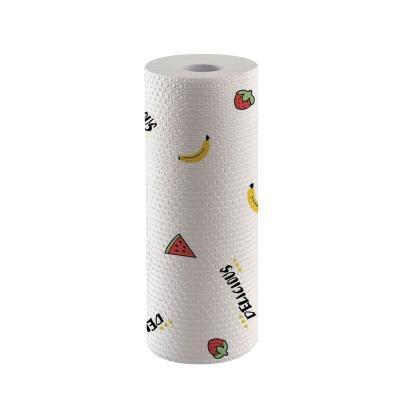 China Disposable Disposable Paper Tissue Towel Hand Kitchen Supply Factory Supply Cleaning Cloths Roll for sale