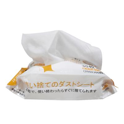 China Viable Popular Hot Selling Electrostatic Paper Cleaning Towel Dust Removal Spunlace Nonwoven Fabric Dust Towel for sale