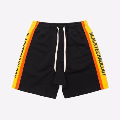 China Sustainable Printed Side Stripe Custom Mens Basketball Shorts Mens Shorts Pants for sale