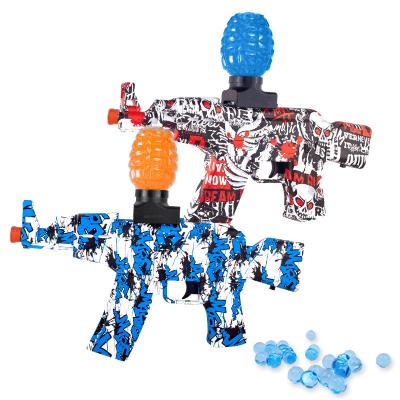 China Shooting Playing Games 2022 Rechargeable Gel Blaster AKM 47 Electric Toy Guns Water With Gel Shockwave Beads Toy Gun for sale