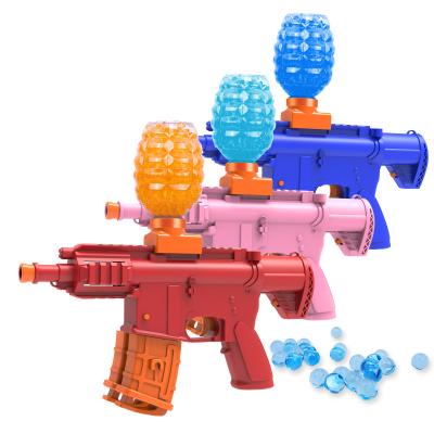 China Shooting Playing Games Amazon Hot Outdoor Activities Shooting Game M416 Electric Gel Ball Blaster Water Bullet Gun Toy For Kids Battery Toy Guns for sale