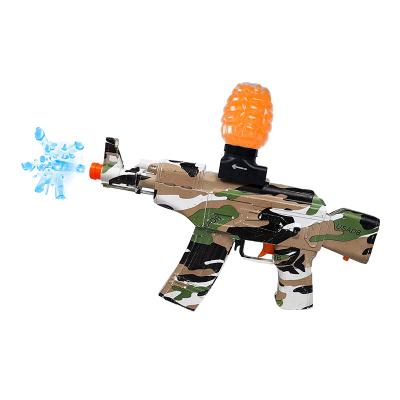 China Playful 2023 Game Mini Rechargeable Gel Toy Gun AKM 47 Water Gel Ball Continuous Firing Blaster With Pearl Gel Blaster Toy Guns for sale