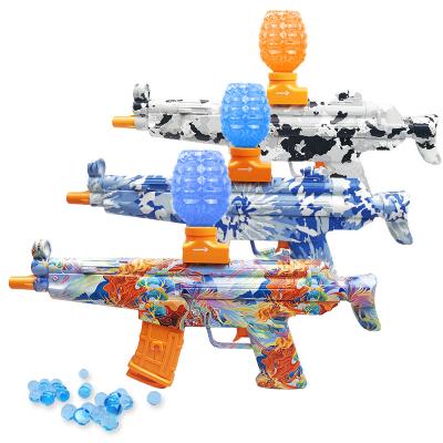 China Shooting Playing Games Amazon MP-5 Water Ejection Soft Bullet Gel Blaster Automatic Toy Gun Shooting Games Outdoor Firearm Toys for sale