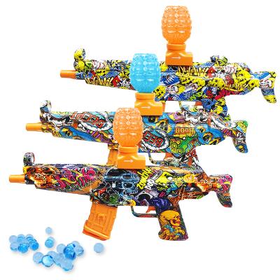 China Shooting Playing Games Toy Electric Splatter Ball Realistic Water Soft Gel Ball Gun For Yard Outdoor Activities Shooting Gel Blaster Toy Guns for sale