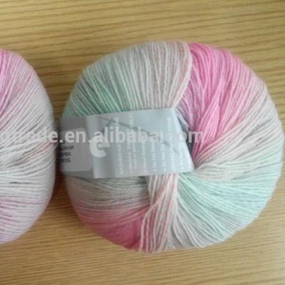 China Abrasion-resistant hand knitting yarn, superwash MERINO wool/nylon blend, fingering weight for sale