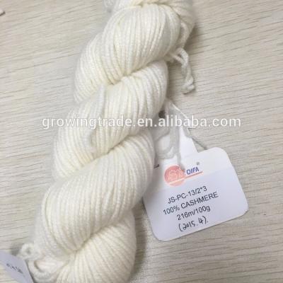 China Anti-bacteria 100% pure cashmere skein yarn for shawl and sraft sweater for sale