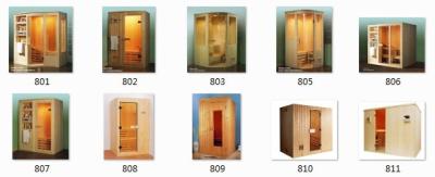 China Traditional Sauna Cabins , White Pine Sauna Rooms For Home / Garden for sale