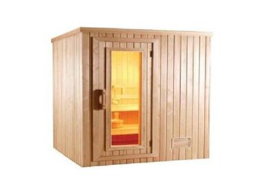 China Customized Traditional Sauna Cabins , Square Cedar Sauna For Commercial Use for sale