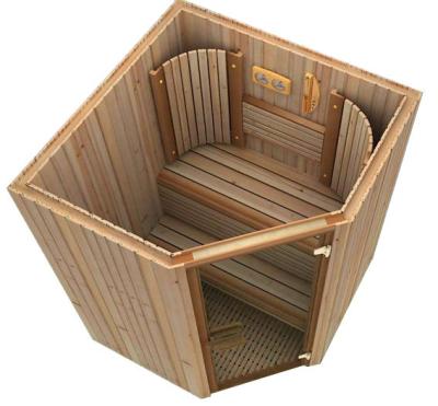 China Cedar spa sauna electric , traditional sauna room for weight loss for sale