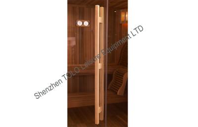 China Solid wood sauna cabins , electric traditional sauna room for dry sauna for sale