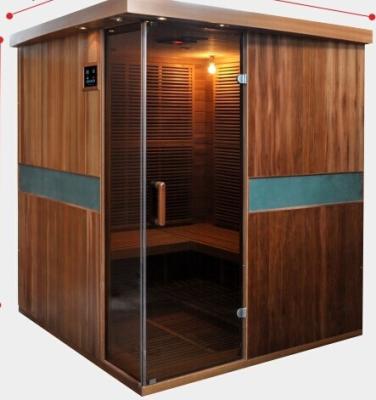 China Full Spectrum Far Infrared Sauna Cabin , Canadian Cedar Garden Dry Heat Sauna for sale