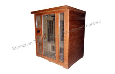 China Dual Control panel far infrared sauna cabin electric for home or public for sale