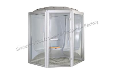 China Modular steam shower cabin , outdoor home sauna for 2 person for sale