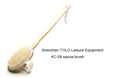 China Sauna Brushes Wooden Handle for sale