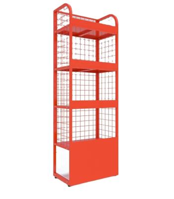 China Customized Double Sided Metal Display Rack Shelf Rack Display Dividers Underwear Display Rack for sale