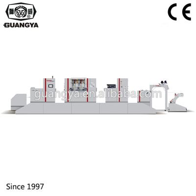 China Garment Shops Web Processing Roll To Roll Automatic Hot Foil Stamping Press Embossing Machine for sale