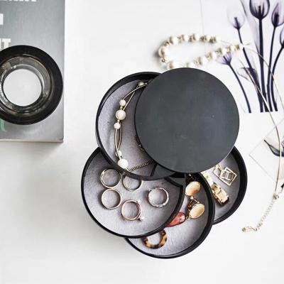 China Newest jewelry case hot sale Travel ABS resin storage necklace Packaging Boxes display Jewelry organizers in stock for sale