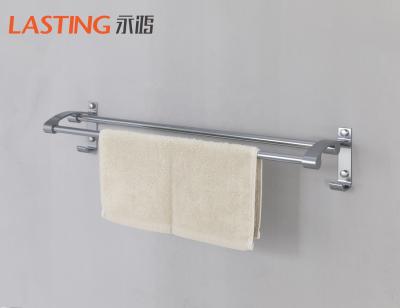 China With Hook Kitchen High Quality Towel Rack Wall Mounted Aluminum Towel Pole With Hooks For Bathroom for sale