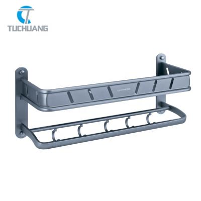 China Wall Mounted Type DURING Protective Guard Aluminum Bathroom Storage Racks And Holders For Domestic Estante de almacenamiento for sale