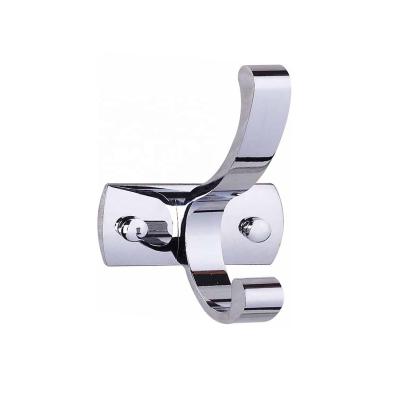 China CLASSIC Chrome-plating Aluminum Clothes Hang Single Door Coat Hook Hardware Hat Hooks For Bedroom Bathroom for sale