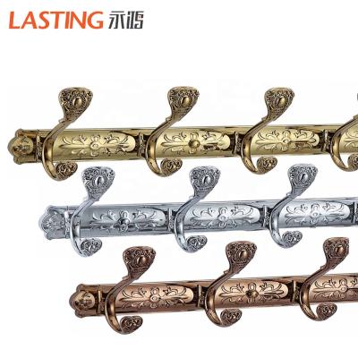 China CLASSIC Durable Aluminum Antique Coat Hook Wall Mounted Hanging Clothes Hooks for sale