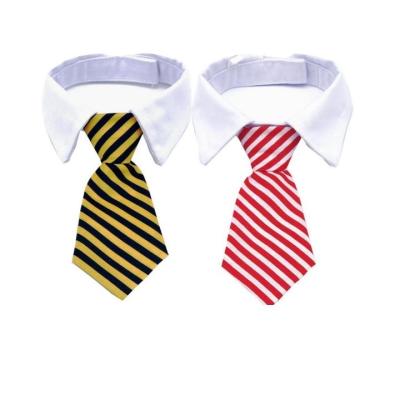 China Fashion Viable Design High Quality Amazon Sell Polyester Microfiber Woven Pet Tie Dog Corbata for sale