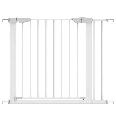 China Viable Metal Pressure Pet Safety Gate Baby Gate For Stairs Baby Fence Baby Fence for sale