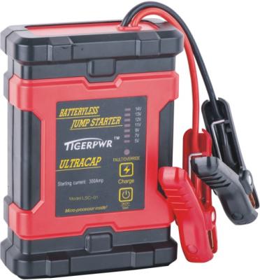 China batteryless Jump Starter CE Super Capacitor Portable 12V/350AMP Car Battery Jump Starter zu verkaufen