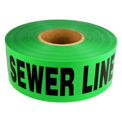 China Customized non-adhesive pe device caution non-adhesive tape produced by zhongji.china for sale