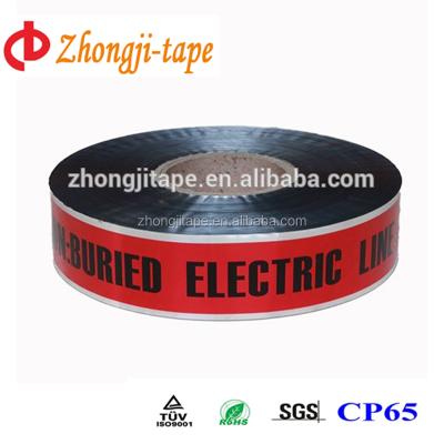 China China waterproof factory directly offer lower price underground traceable aluminum foil tape by zhongji.china for sale