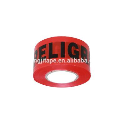 China Factory Directly Offer Non Adhesive High Visibility PE Custom Design Barrier Tape for sale