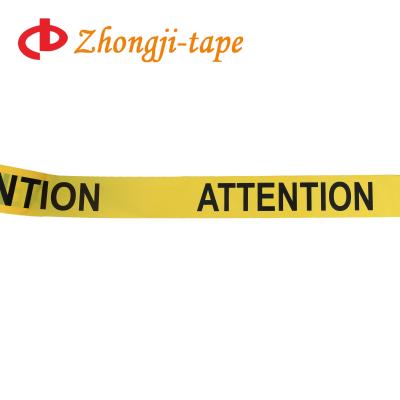 China Non Adhesive PE Warning Device Price Barricade Security Tape for sale