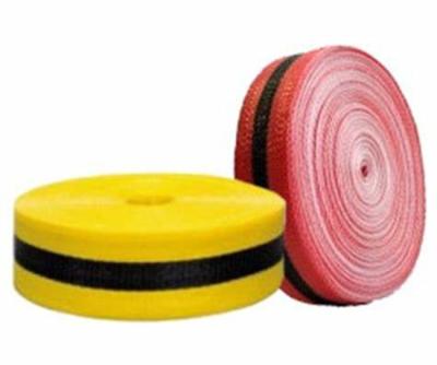 China Waterproof PE Woven Barrier Webbing Tape With Stock Price for sale