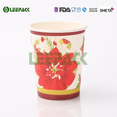 Chine Tasses de café à emporter recyclables, tasses jetables de boissons avec les couvercles en plastique à vendre