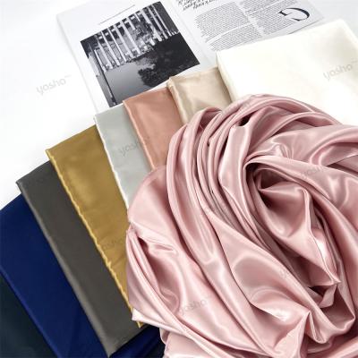 China Anti Pill 22MM Mulberry 100% Silk Fabric Charmeuse Silk Cloth Satin Crepe Pajamas Fabric for sale