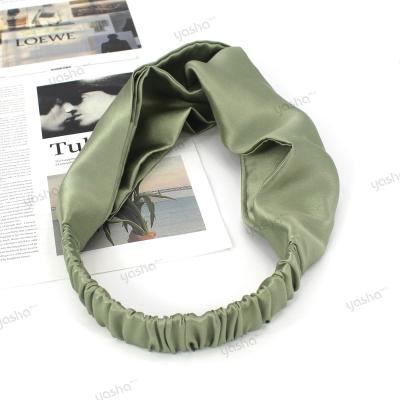 China 100% Silk Fabric Manufacturer Silk Headband Mulberry Silk Headband Scrunchies for sale