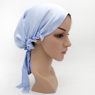 China Custom made 100% silk mulberr silk hood dobby hair hood silk hood custom wholesale for sale