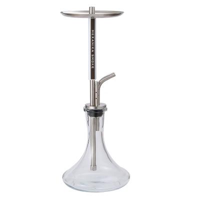 China Newest Russian Stainless Steel Hookah 2020New Style Best Quality Shisha Mexanika Hot Selling Luxurious Large Size Large Size White for sale