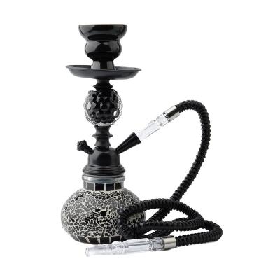 China Durable Hot Selling Glass Shisha Water Pipe Hookah Mosaic Smoking Pipe Hookah Shisha for sale