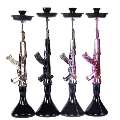 China Zhangna factory ak47 hookah shisha cachimba metal ak47 shisha durable smoking hookah hookah for sale