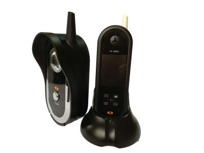 China Waterproof Black 2.4ghz Audio Video Doorbell With Remote Unlock Function for sale