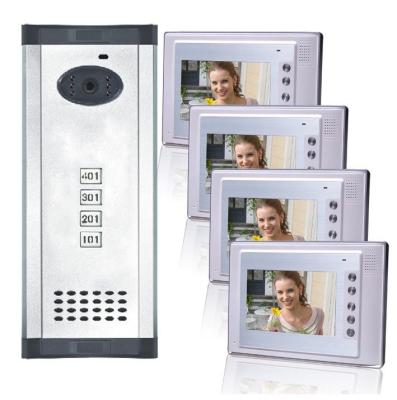 China Multi Apartment Video Door phone Wireless 7 Inch Oxidation-Proof for sale