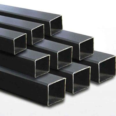 China Fluid Pipe 11 gauge carbon black steel square tube shelf price fence designs for sale