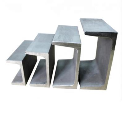 China Construction and building Sales Wholesale light gage Price Structural steel U channel  joist c channel for building for sale