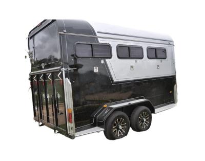 China Picking Horse Manufacturers Provide Durable And High Quality Full Size Horse Trailers With Windshield for sale