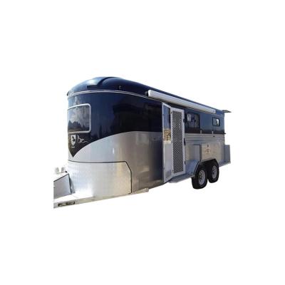 China Take Popular 2 Quarter Horse Trailer Full Size Horse Trailer Worldwide for sale