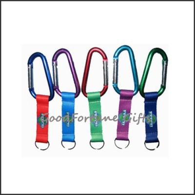 China printed logo customed promotion mug carabiner lanyard keychain gift for sale